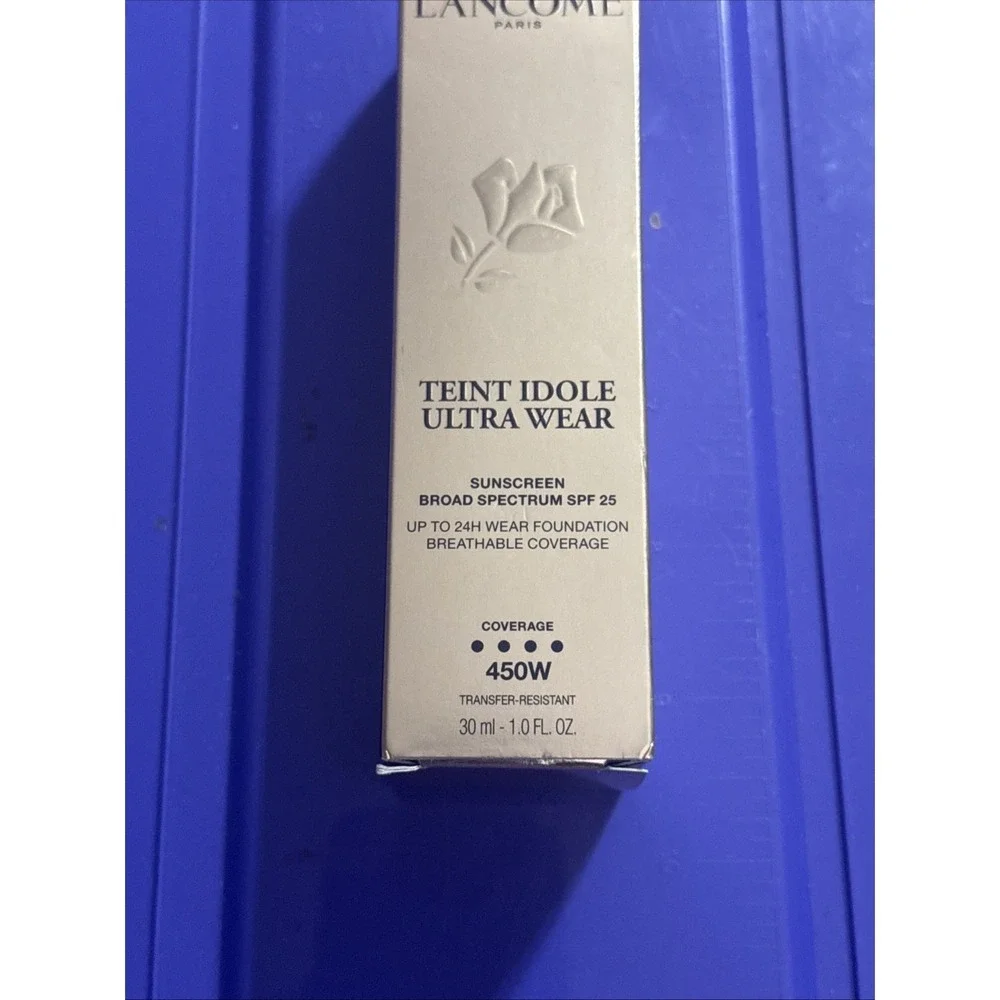 Lancome Teint Idole Ultra Wear Spf25 Foundatin  1.0oz/30ml New 450W